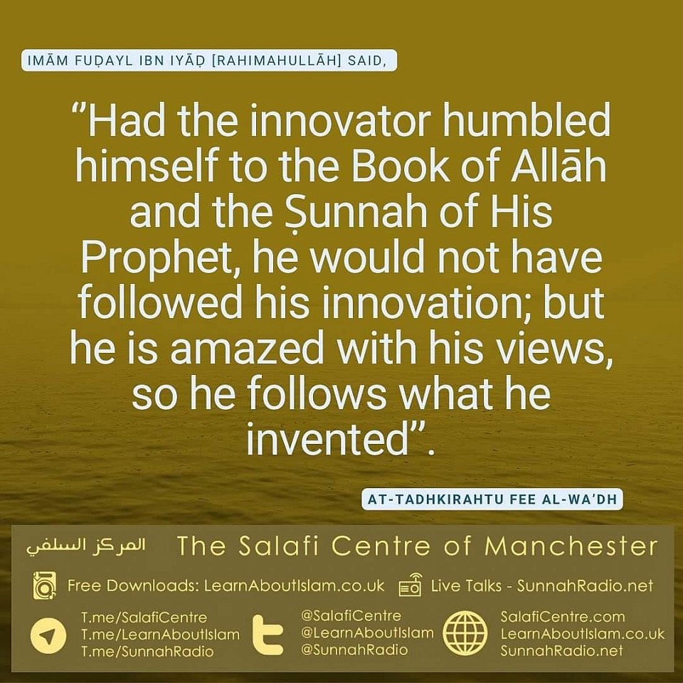 Innovator in the religion