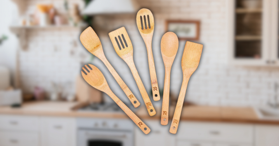 Bamboo kitchen utensils