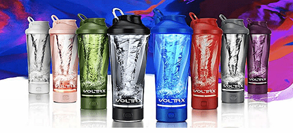 VOLTRX Premium Electric Protein Shaker Bottle